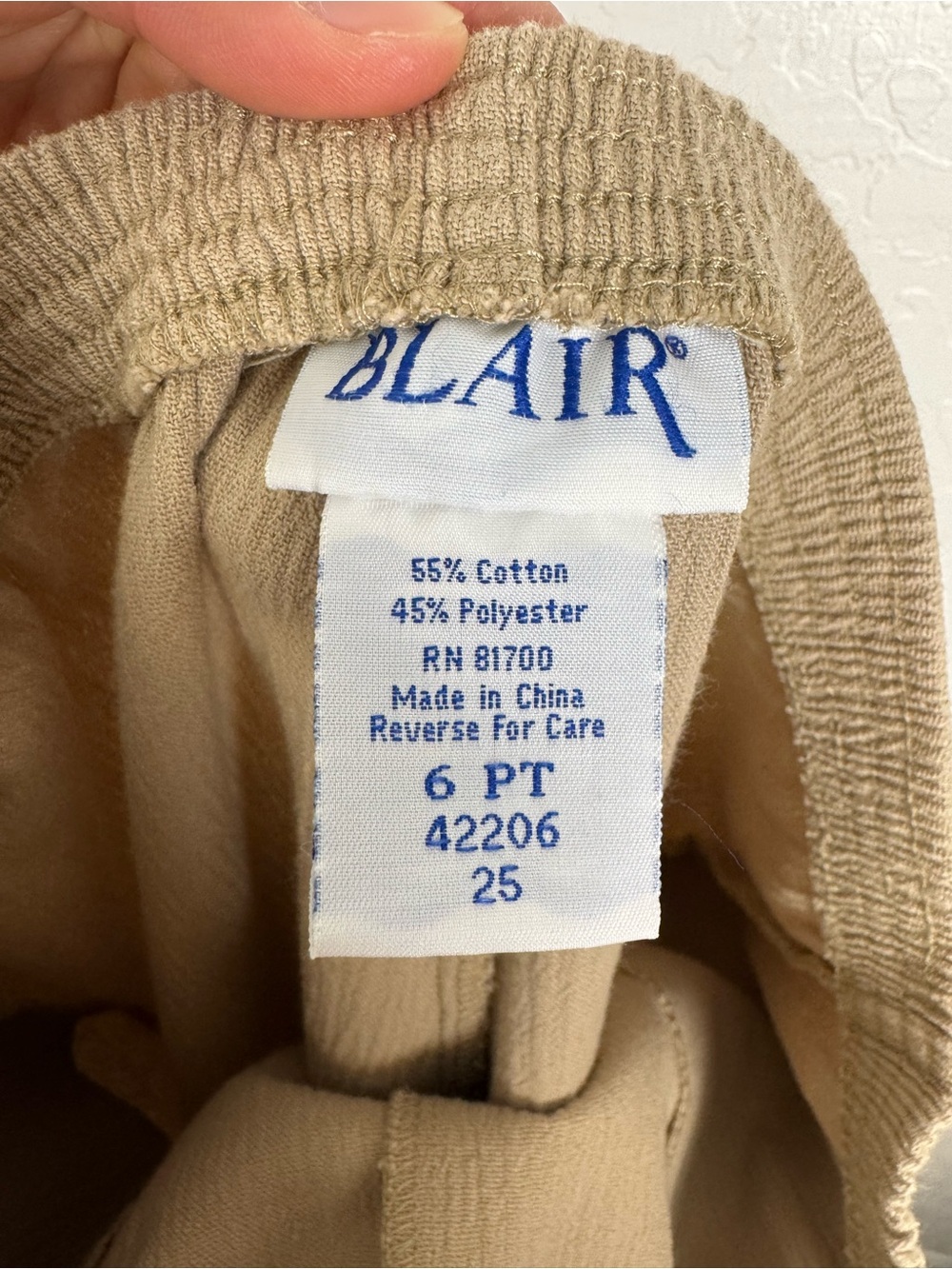 Vintage Blair Tan Cropped Gaucho Pants - Picture 3 of 12